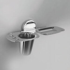 Tumbler with Soap Dish Oreva